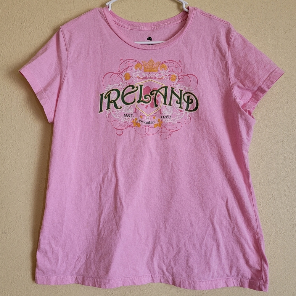 St. Patricks Day Dublin Ireland Short Sleeve T-Shirt Pink